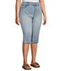 Westbound Plus Size High Rise Pull-On Crop Pants - Image 3
