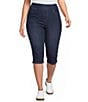 Westbound Plus Size High Rise Pullon Crop Pants - Image 1