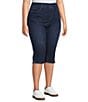Westbound Plus Size High Rise Pullon Crop Pants - Image 3