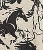 Westbound Plus Size Horses 3/4 Sleeve Knit Crew Neck Top - Image 4