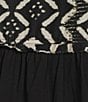 Westbound Plus Size Ikat Stripe Print Woven Button Front Top - Image 4
