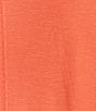 Color:Coral Quartz - Image 4 - Plus Size Short Sleeve Solid Knit Tee Shirt