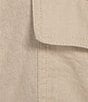 Westbound Plus Size Linen-Blend Long Sleeve Button Front Jacket - Image 4