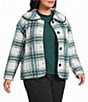 Westbound Plus Size Long Sleeve Button Front Jacket - Image 1