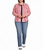 Westbound Plus Size Long Sleeve Button Front Shacket - Image 3