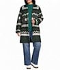 Westbound Plus Size Long Sleeve Coatigan - Image 1