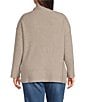 Westbound Plus Size Long Sleeve Cowl Neck Sweater - Image 2