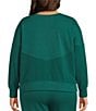 Westbound Plus Size Long Sleeve Crew Neck Duet Studded Top - Image 2