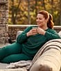 Westbound Plus Size Long Sleeve Crew Neck Duet Studded Top - Image 5
