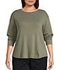 Westbound Plus Size Long Sleeve Crew Neck Pullover - Image 5