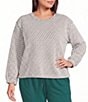 Westbound Plus Size Long Sleeve Crew Neck Top - Image 1