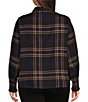Westbound Plus Size Long Sleeve Y-Neck Button Front Blouse - Image 2