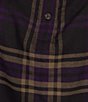 Westbound Plus Size Long Sleeve Y-Neck Button Front Blouse - Image 4