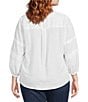 Westbound Plus Size Print 3/4 Sleeve V-Neck Top - Image 6