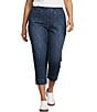 Westbound Plus Size Pull On High Rise Crop Pants - Image 1