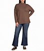 Westbound Plus Size Pull-On Mid Rise Flare Leg Pants - Image 3