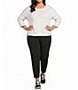 Westbound Plus Size Pull-On Mid Rise Jogger Pants - Image 3