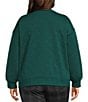 Westbound Plus Size Quilted Long Sleeve Top, Color:Rain Forest - Image 3