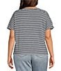 Westbound Plus Size Short Sleeve Crew Neck Top - Image 2