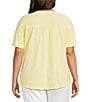 Westbound Plus Size Short Sleeve Crew Neck Top - Image 6