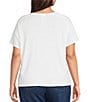 Westbound Plus Size Short Sleeve Crew Neck Top - Image 2