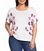 Westbound Plus Size Short Sleeve Crew Neck Top - Image 1