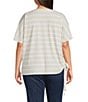 Westbound Plus Size Short Sleeve V-Neck Side Tie Top - Image 6