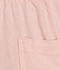 Westbound Plus Size Solid Pull On Linen Blend Crop Pants - Image 4