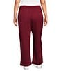 Westbound Plus Size Wide Leg Mid Rise Drawstring Pants - Image 2
