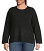 Westbound Plus Wool Blend Long Sleeve Crew Neck Sweater - Image 1