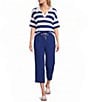 Westbound Pullon Pleated Capri Pants - Image 5