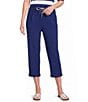 Westbound Pullon Pleated Capri Pants - Image 1