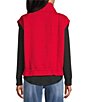 Westbound Quilted Button Front Vest, Color:Equestrean Red - Image 3