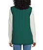 Westbound Reversible V-Neck Open Front Vest, Color:Rain Forest - Image 5