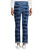 Color:Vintage Wash - Image 2 - Rolled Cuff Girlfriend High Rise Relaxed Denim Jeans