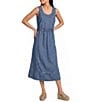 Westbound Scoop Neck Sleeveless Midi Dress - Image 1
