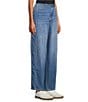 Westbound Self Belted Barrel Denim Pants, Color:True Vintage - Image 3