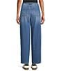 Westbound Self Belted Barrel Denim Pants, Color:True Vintage - Image 2