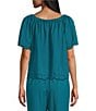 Westbound Short Sleeve Boat Neck Top - Image 2