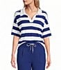 Westbound Short Sleeve collared Polo Top - Image 1