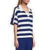 Westbound Short Sleeve collared Polo Top - Image 3