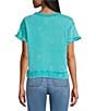 Westbound Short Sleeve Crew Neck Knit Pullover Top - Image 2
