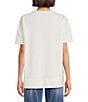 Westbound Short Sleeve Crew Neck Pocket Tee, Color:Buttercream - Image 2