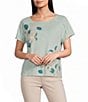 Westbound Short Sleeve Crew Neck Top - Image 1