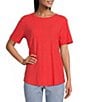 Westbound Short Sleeve Crew Neck Top - Image 1