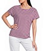 Westbound Short Sleeve Crew Neck Top - Image 1