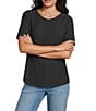 Westbound Short Sleeve Crew Neck Top - Image 1
