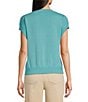 Westbound Short Sleeve Y-Neck Button Front Cardigan - Image 6