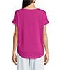 Westbound Short Sleeve Y-Neck Henley Top - Image 2