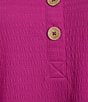 Westbound Short Sleeve Y-Neck Henley Top - Image 4